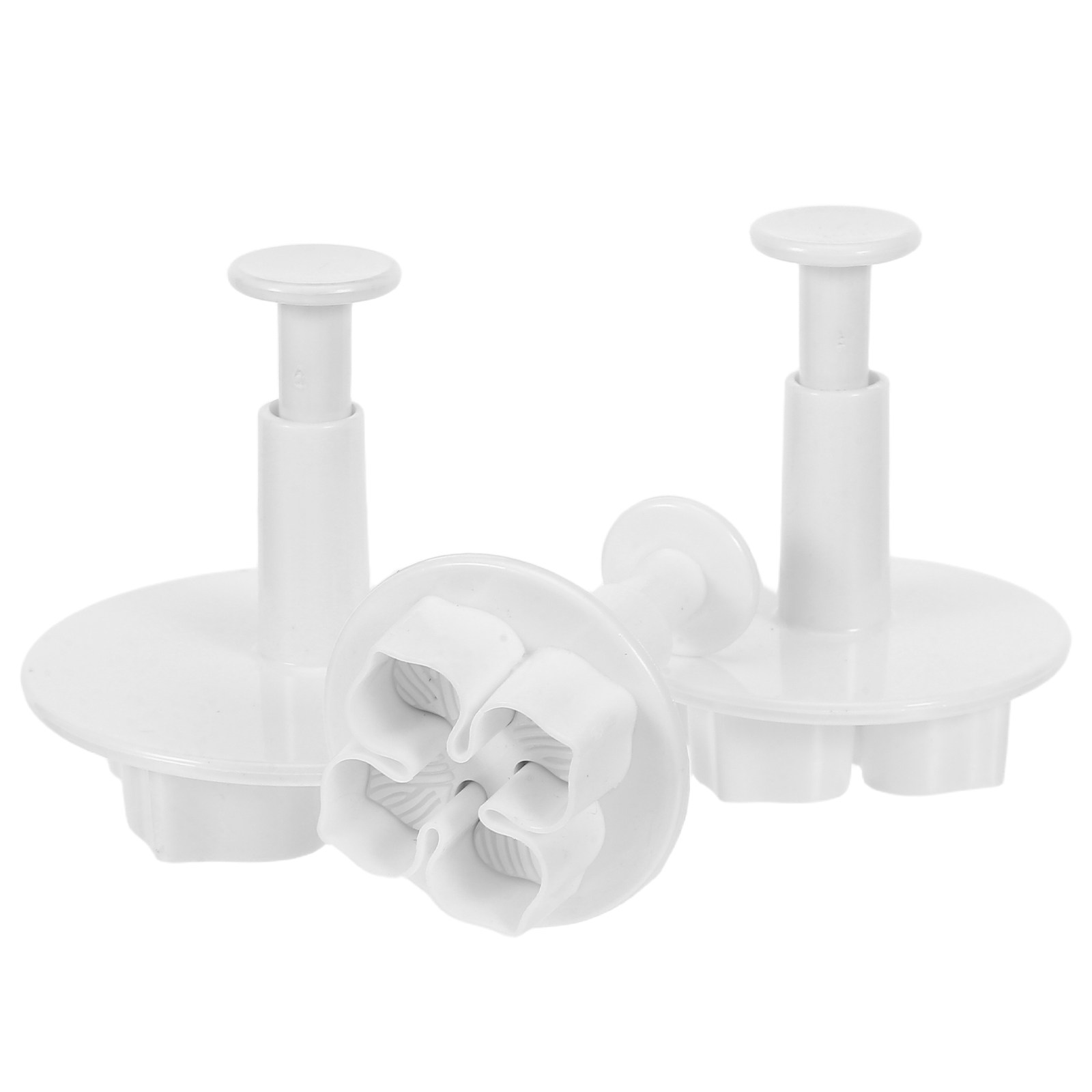 Cookie Cutter Set - 3Pcs Sugarcraft Hydrangea Fondant Plunger Cutters