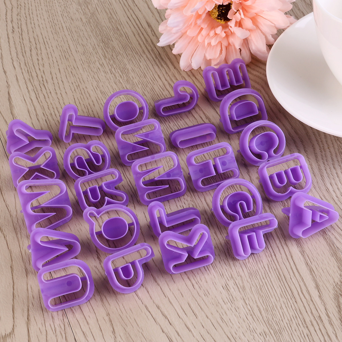 Cookie Cutter Set - 40Pcs Alphabet Number Letter Cookie Cutter