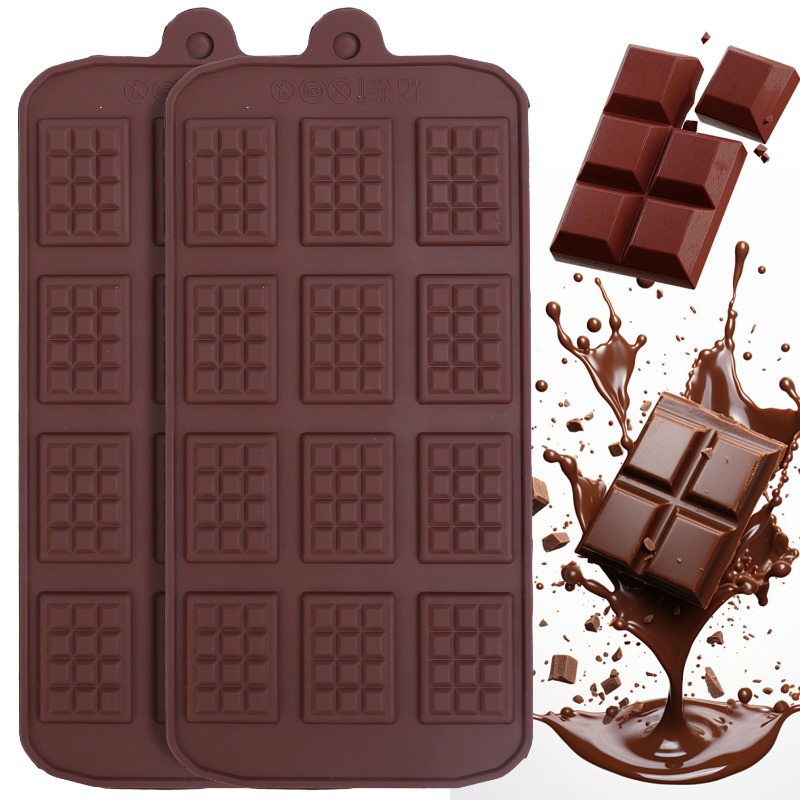 Kitchen Appliances For Baking - Silicone Chocolate Mold 12 Even Fondant