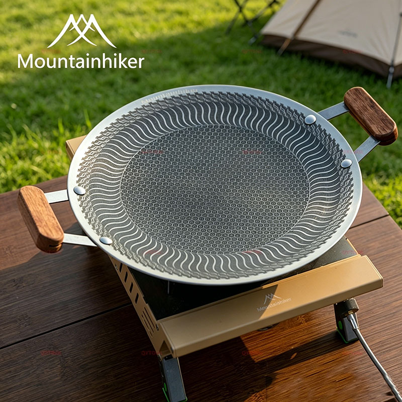 Kitchen Baking Ware - Mountainhiker Non-Stick Stainless Steel BBQ Skillet