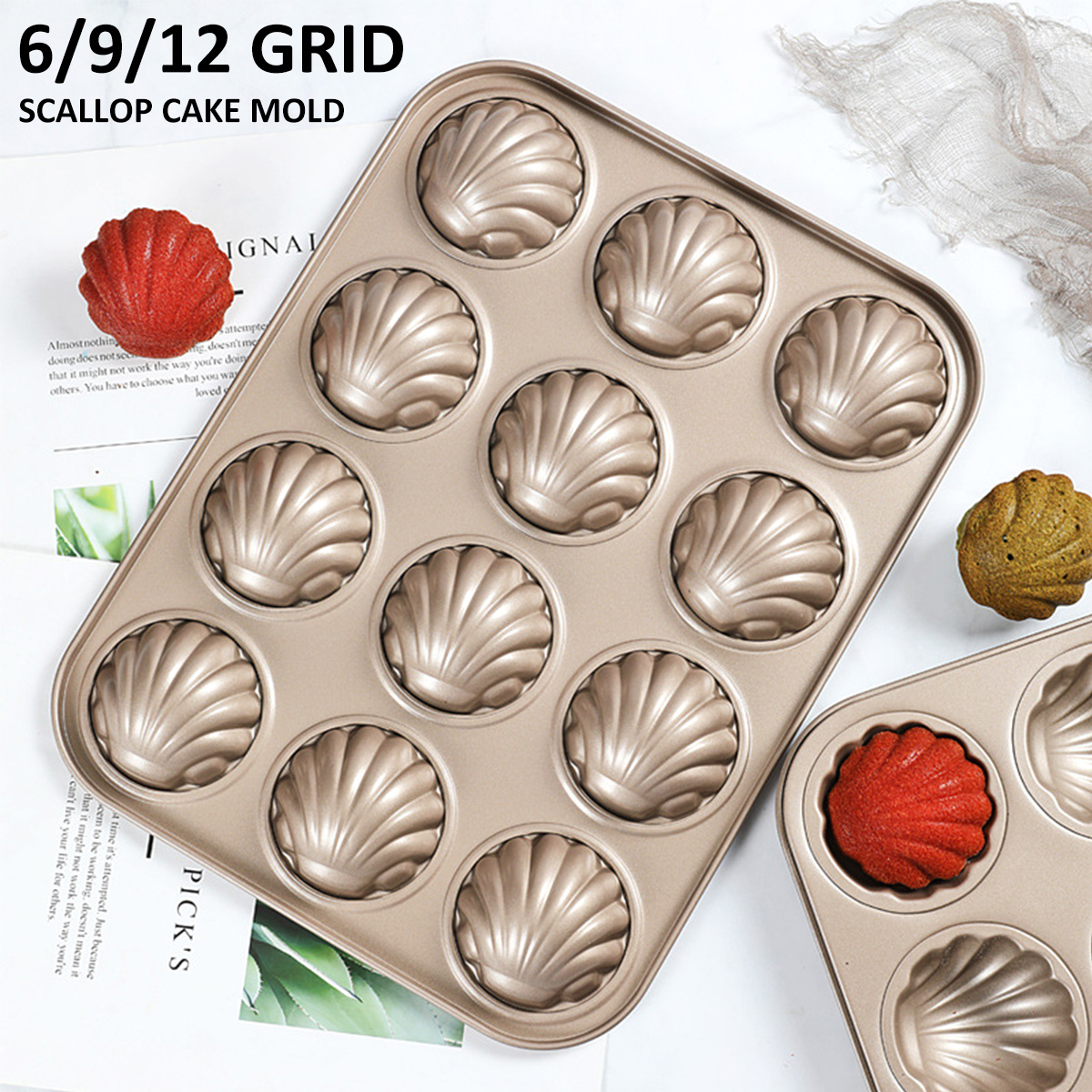 Kitchen Appliances For Baking - Madeleine Mold Shell Shape Baking Mold