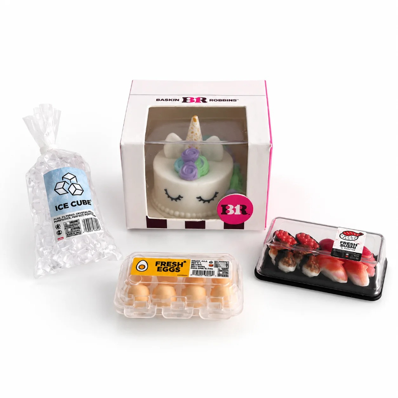 Miniature Baking Kitchen - Fill The Fridge Hidden Mini Sushi