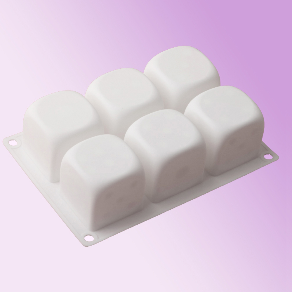 6-Cell Cube Mousse Cake Mould  - огляд і ціна Kitchen Appliances For Baking
