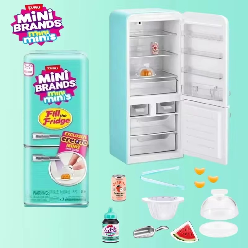 HOT Led Light Up Mini Refriger - огляд і ціна Miniature Baking Kitchen