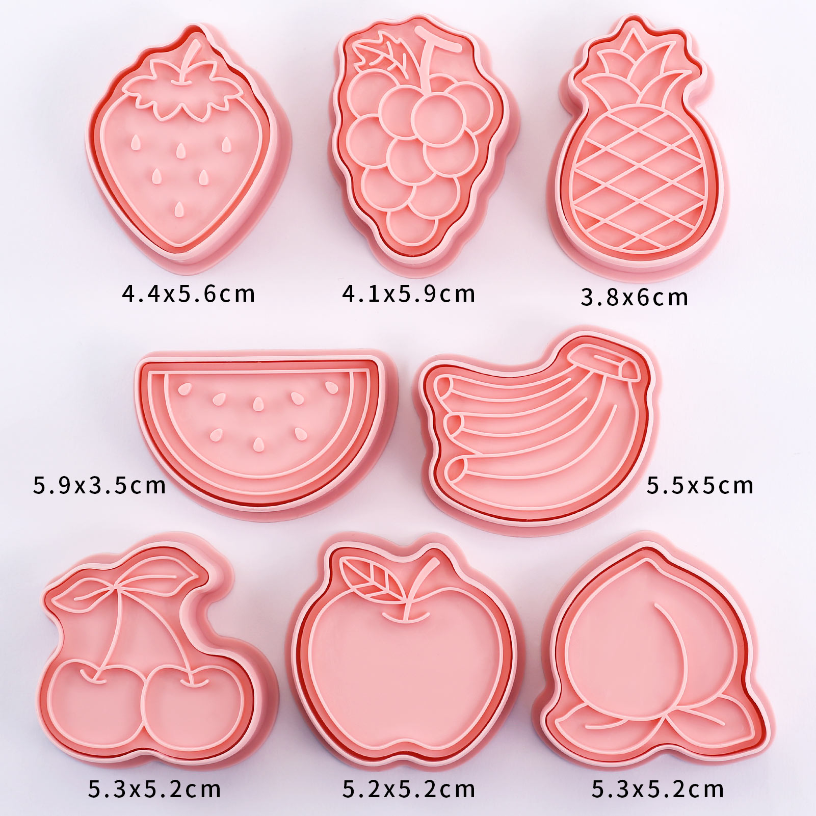 8 Piece Cute Fruits Cookie Cut - огляд і ціна Cookie Cutter Set