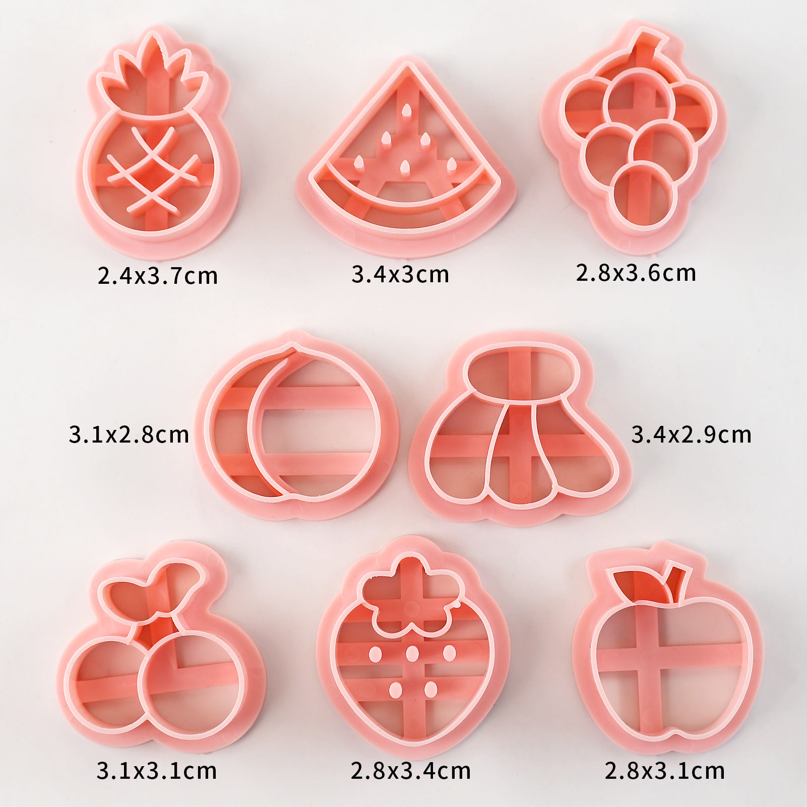 8 Piece Cute Fruits Cookie Cut - огляд і ціна Cookie Cutter Set