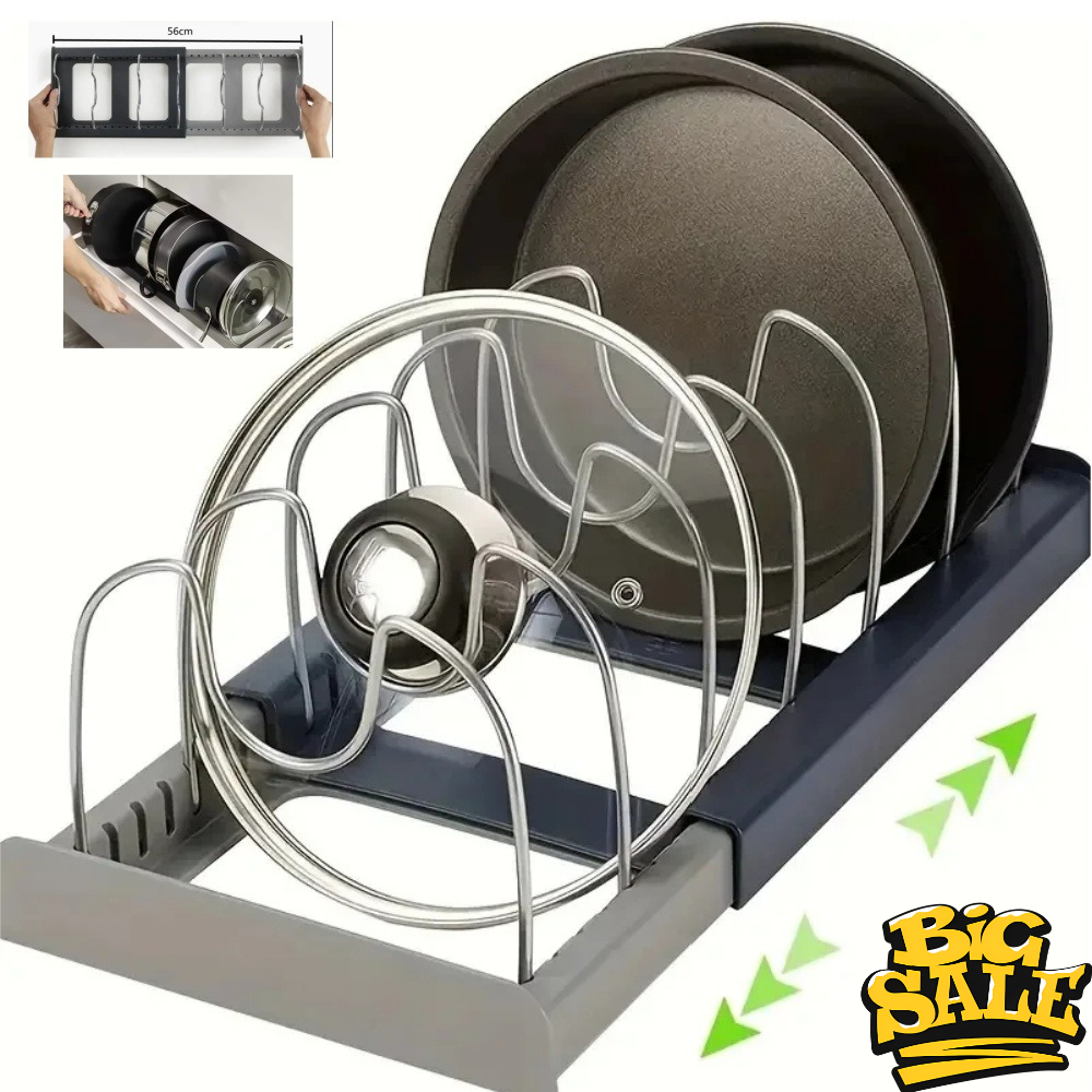 Expandable Stainless Kitchen C - огляд і ціна Kitchen Baking Tray Organizer