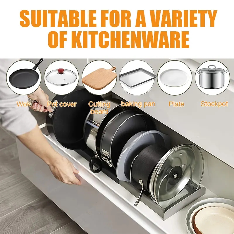 Expandable Stainless Kitchen C - огляд і ціна Kitchen Baking Tray Organizer