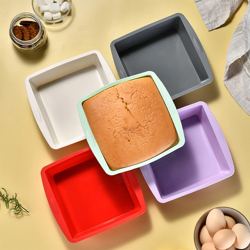 1/4Pcs Silicone Square Cake Mo - огляд і ціна Kitchen Baking Ware