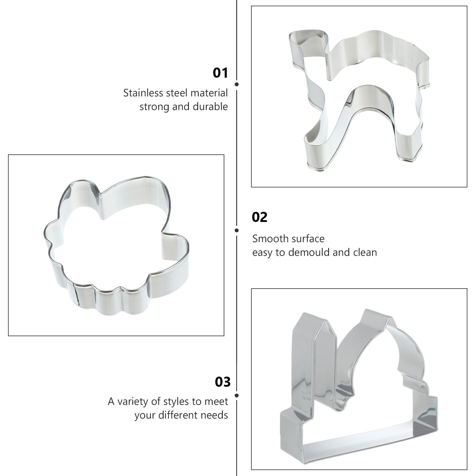 Stainless Steel Cookie Cutter  - огляд і ціна Cookie Cutter Set