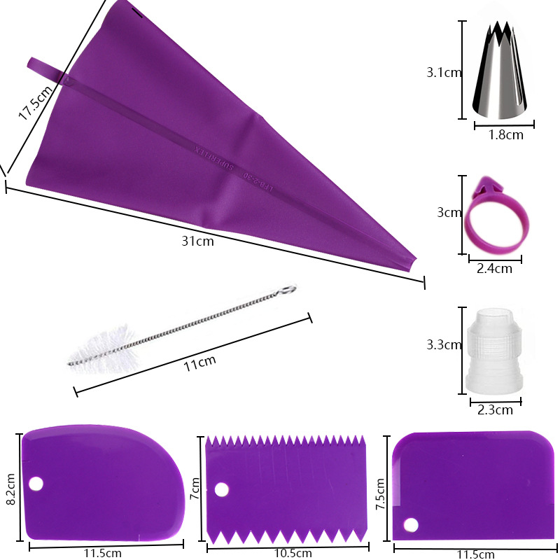 Stainless Steel Cake Decoratin - огляд і ціна Kitchen Baking Kit