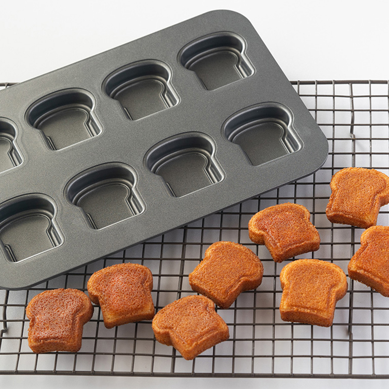 8 Cavity Toast Bread Pattern C - огляд і ціна Kitchen Appliances For Baking