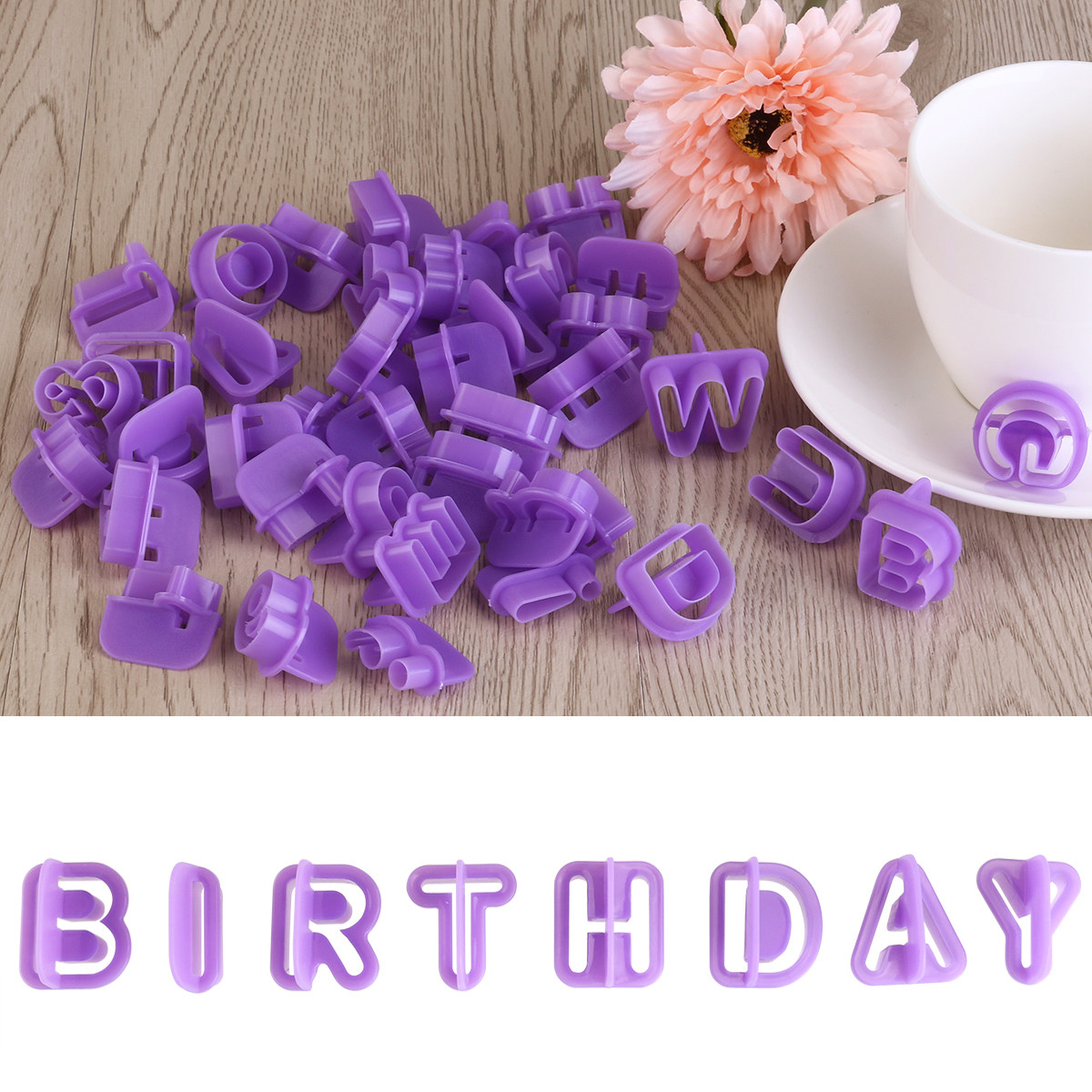 40Pcs Alphabet Number Letter C - огляд і ціна Cookie Cutter Set