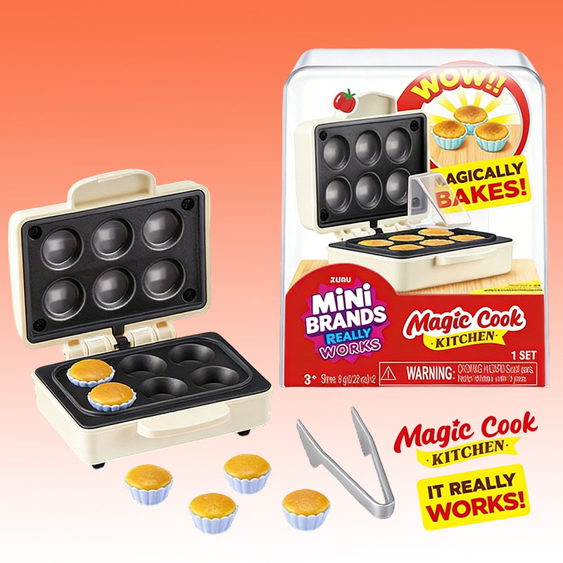 ZURU Mini Brands Magic Cook Ki - огляд і ціна Miniature Baking Kitchen