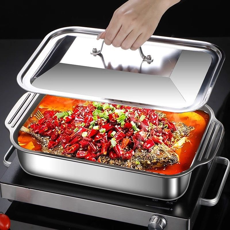 Stainless Steel Deep Baking Pa - огляд і ціна Kitchen Baking Ware