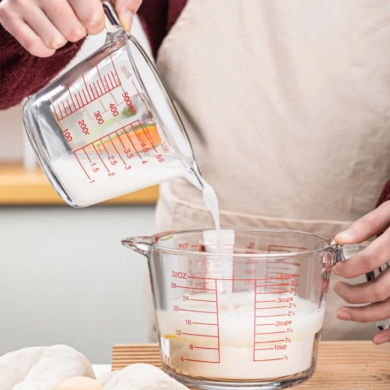 2/4 Cup Glass Measuring Cup Fo - огляд і ціна Kitchen Baking Essentials