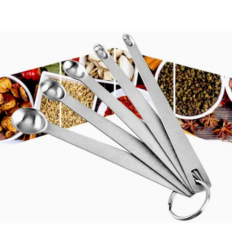 5Pcs Stainless Steel Mini Meas - огляд і ціна Kitchen Baking Kit