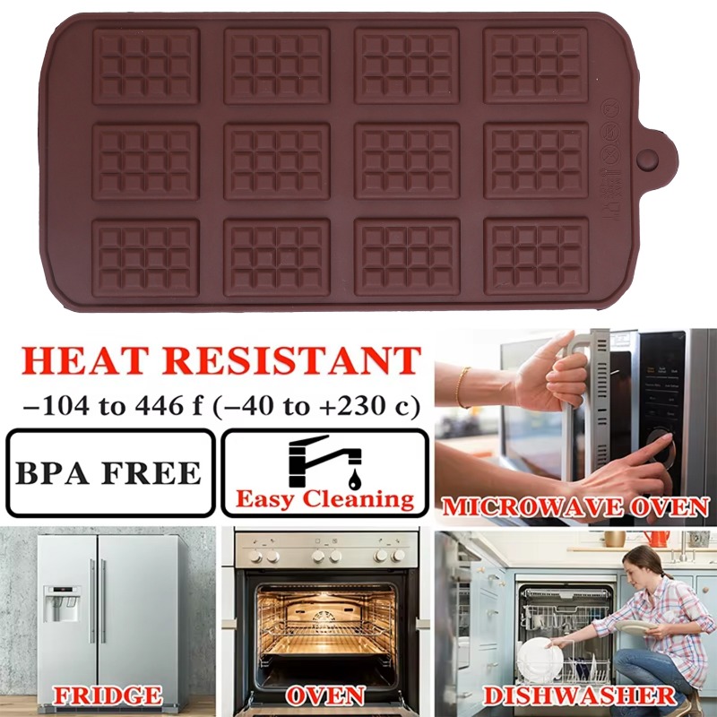 Silicone Chocolate Mold 12 Eve - огляд і ціна Kitchen Appliances For Baking