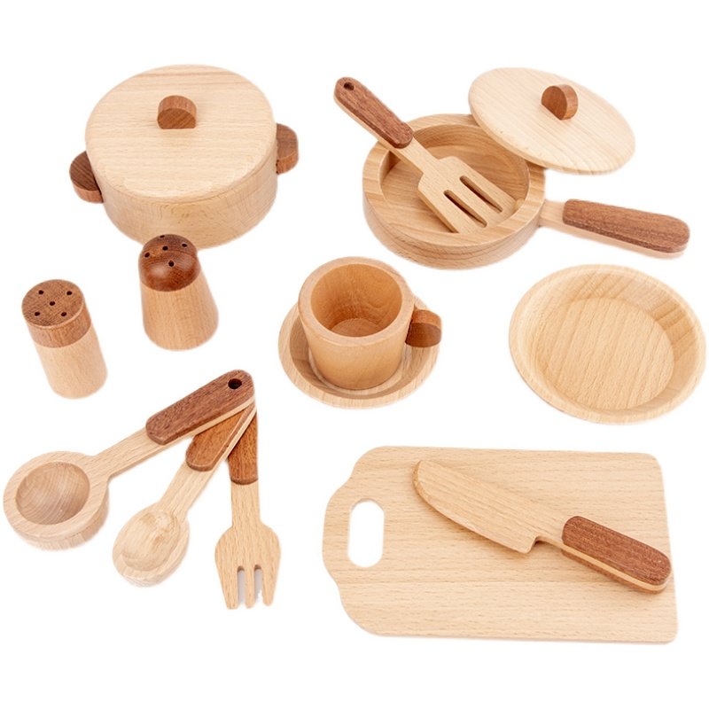 Maoduo Toys Beech Wooden Kids  - огляд і ціна Kitchen Baking Kit