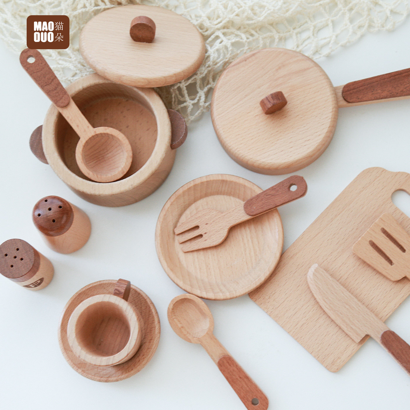 Maoduo Toys Beech Wooden Kids  - огляд і ціна Kitchen Baking Kit