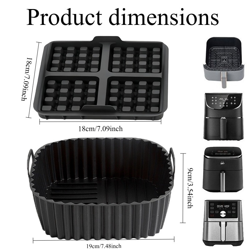 Baking Kit - Square Air Fryer  - огляд і ціна Kitchen Baking Kit