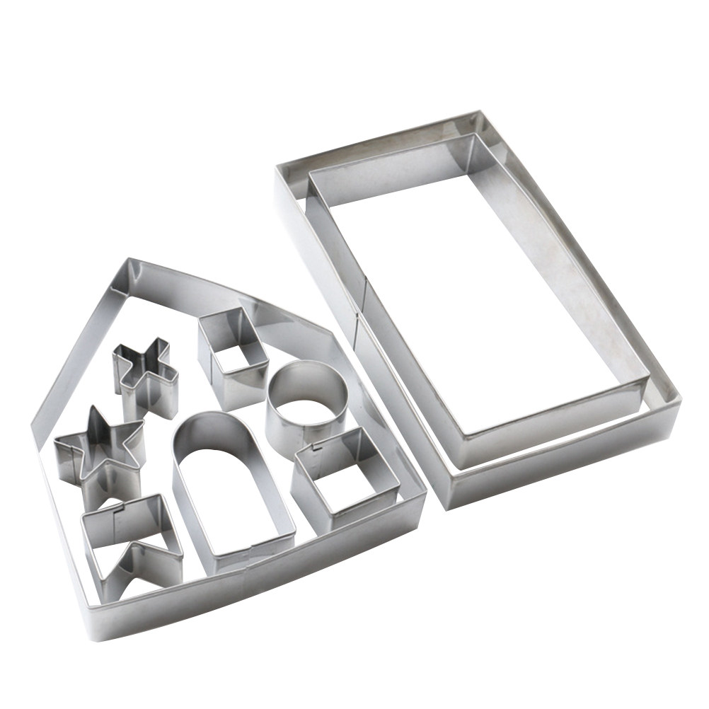 10Pcs 3D Christmas Cookie Cutt - огляд і ціна Cookie Cutter Set