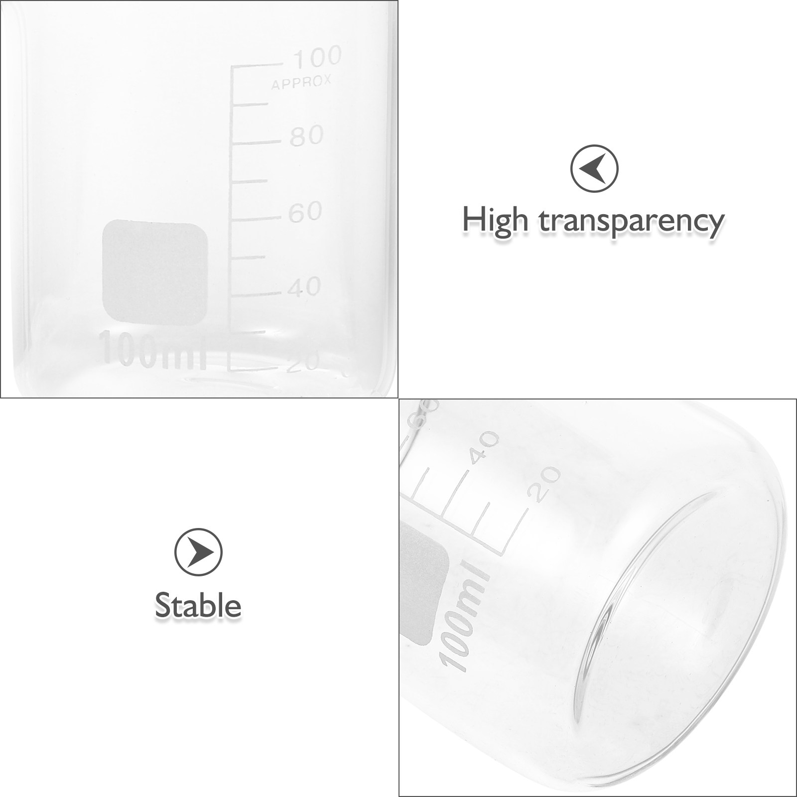 4Pcs High Borosilicate Glass B - огляд і ціна Kitchen Glass Baking Set