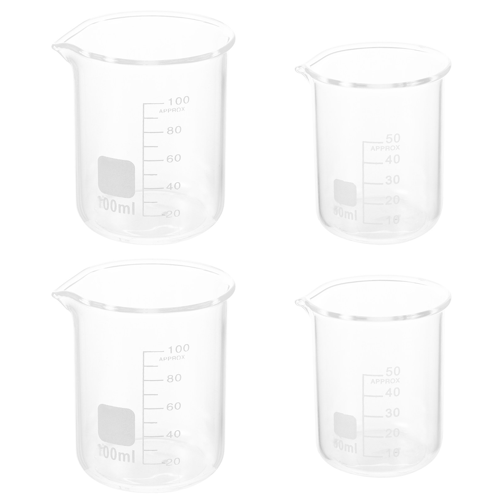 4Pcs High Borosilicate Glass B - огляд і ціна Kitchen Glass Baking Set