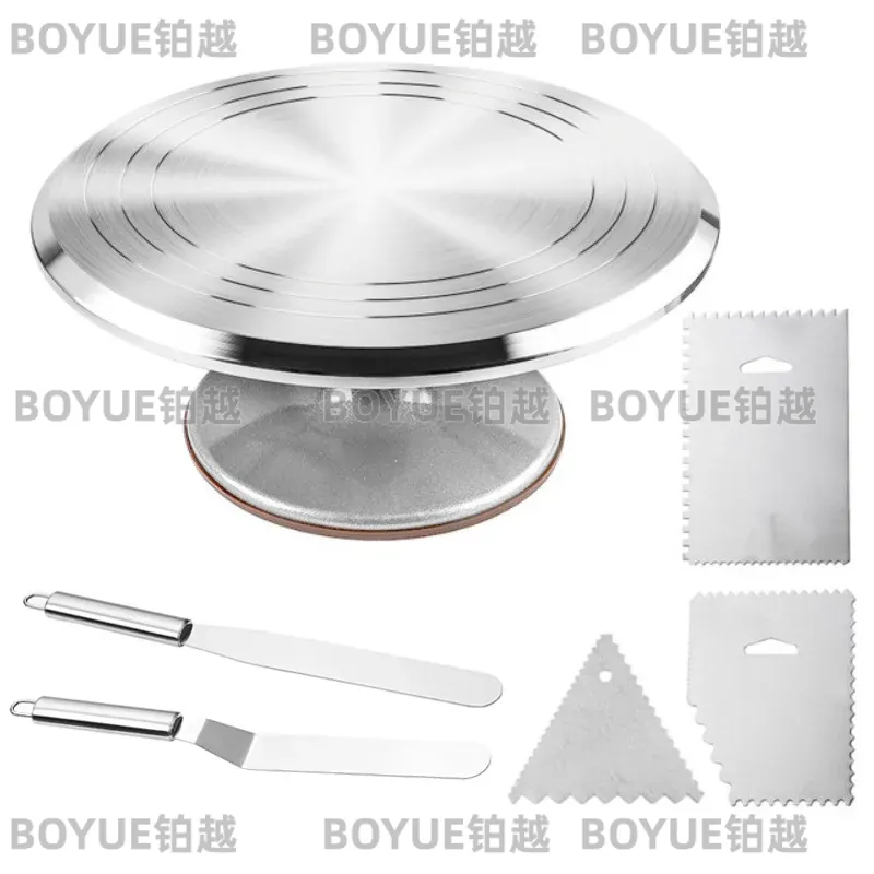 Gold Aluminum Alloy Cake Turnt - огляд і ціна Kitchen Baking Table