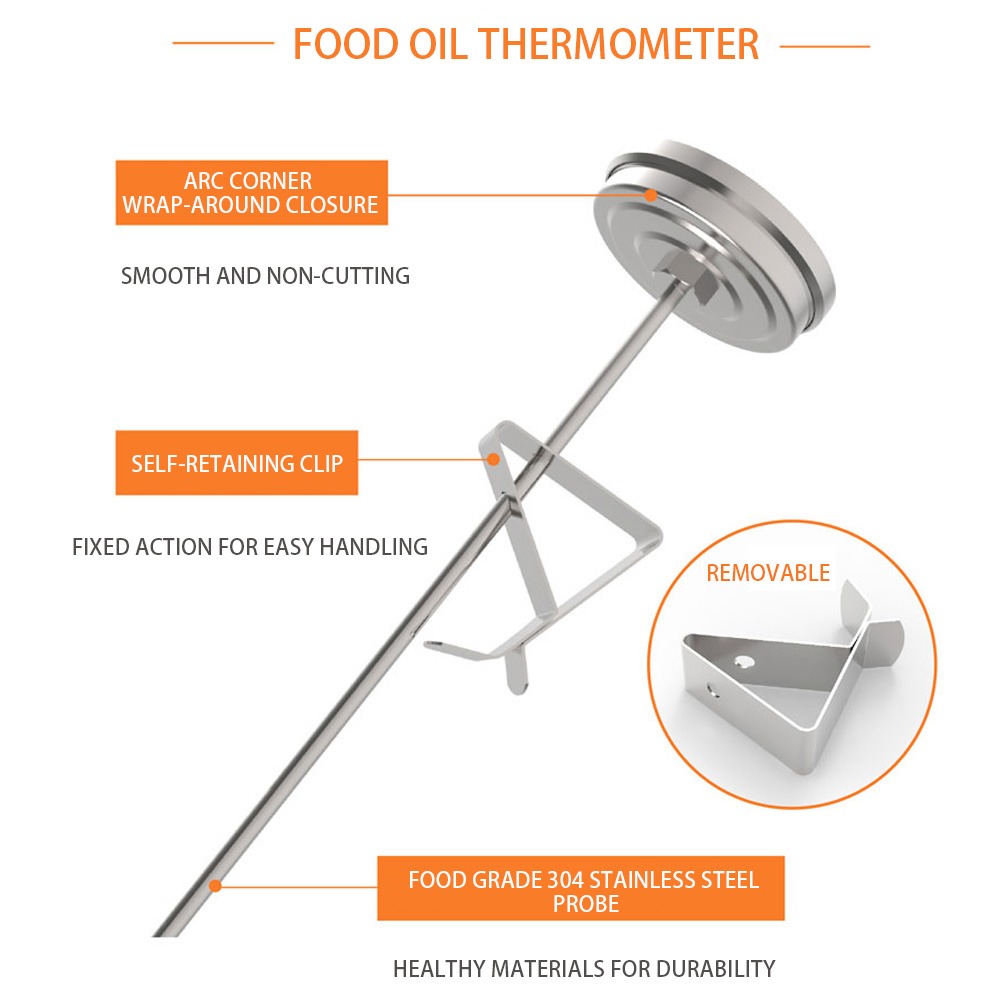 Stainless Steel Deep Fry Therm - огляд і ціна Oven Thermometer Analog