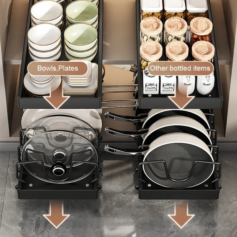 Hot SaleMultifunctional Pull-o - огляд і ціна Kitchen Baking Tray Organizer