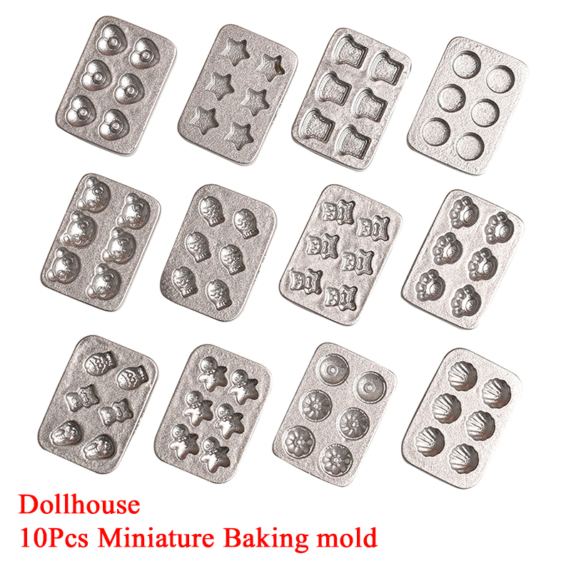 10pcs Doll House Miniature Min - огляд і ціна Miniature Baking Kitchen