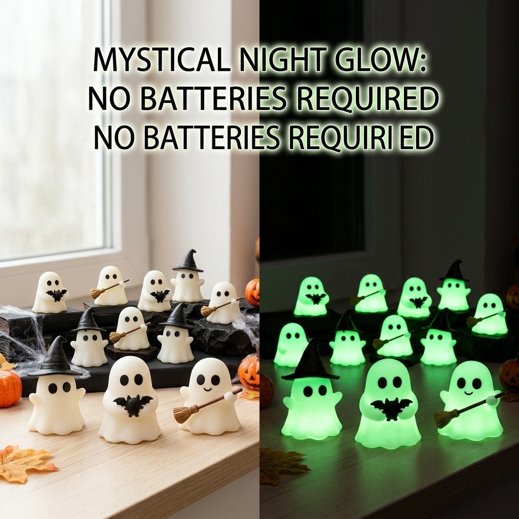 Halloween Luminous Mini Ghost  - огляд і ціна Kitchen Baking Table