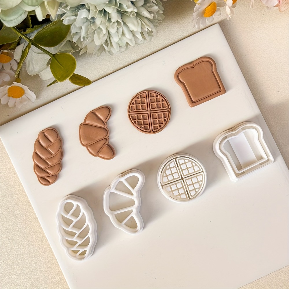 4Pcs Bread Themed Cookie Cutte - огляд і ціна Cookie Cutter Set