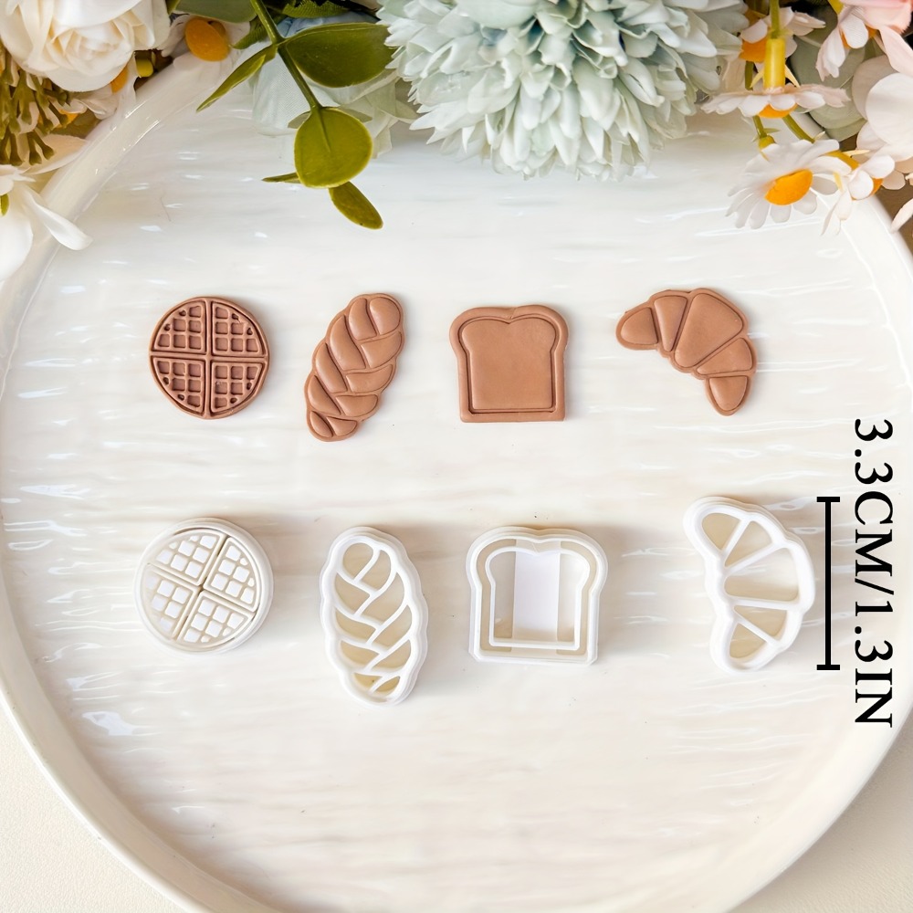 4Pcs Bread Themed Cookie Cutte - огляд і ціна Cookie Cutter Set
