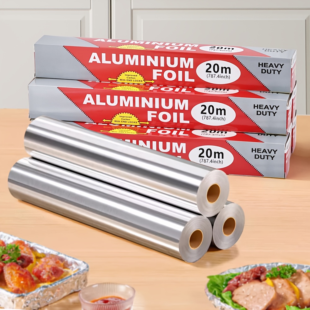 Heavy‑Duty Aluminum Foil Roll, - огляд і ціна Kitchen Roll Baking
