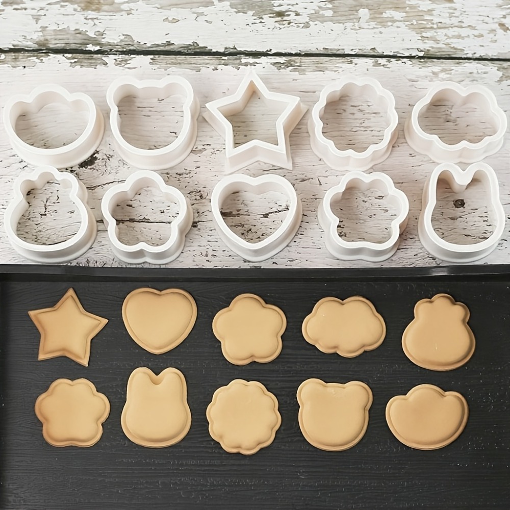 10Pcs Cookie Biscuit  Cutters  - огляд і ціна Cookie Cutter Set