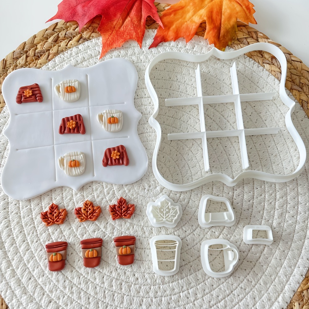 7Pcs Autumn Tic-Tac-Toe Cookie - огляд і ціна Cookie Cutter Set