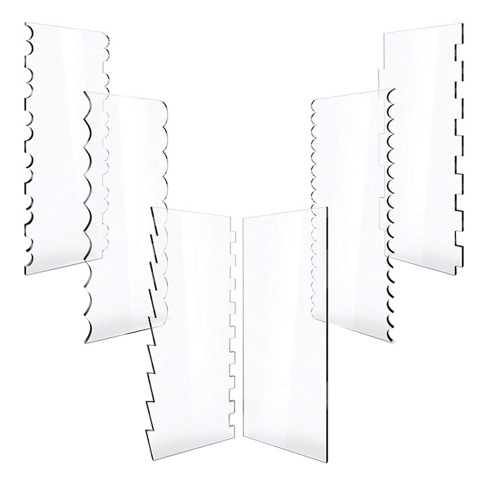 6Pcs Cake Scraper Kit Home Bak - огляд і ціна Kitchen Baking Kit