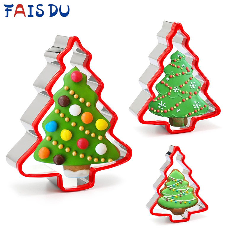 FAIS DU 3pcs Christmas Tree Co - огляд і ціна Cookie Cutter Set