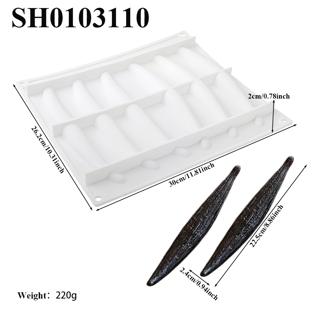 1 or 6 or 10-Cell Vanilla Pod  - огляд і ціна Kitchen Design For Baking