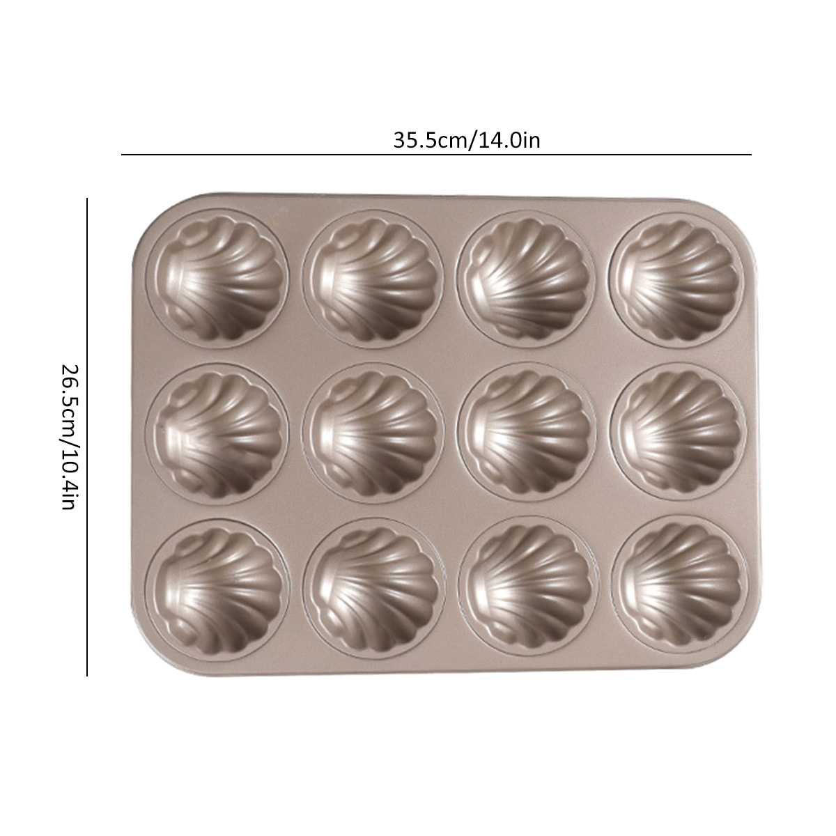 Madeleine Mold Shell Shape Bak - огляд і ціна Kitchen Appliances For Baking