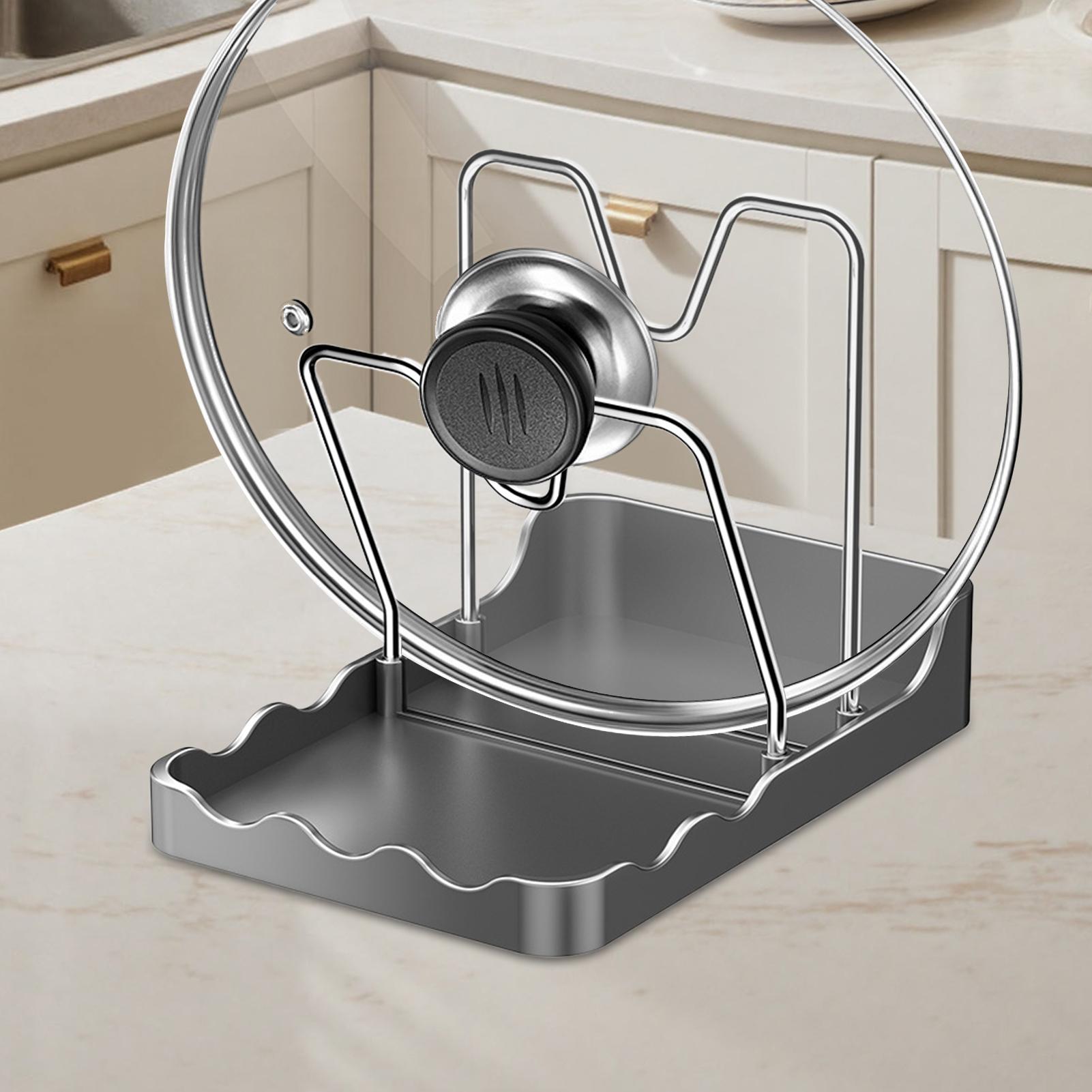 Pot Lid Organizer Vertical Spo - огляд і ціна Kitchen Baking Tray Organizer