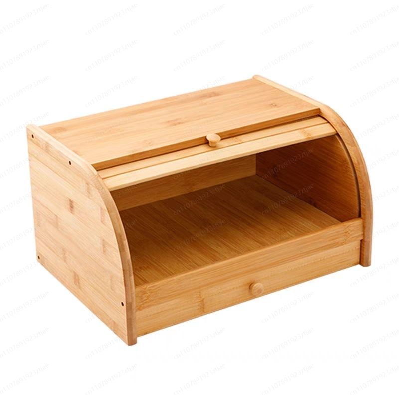 Multifunction Bamboo Bread Box - огляд і ціна Kitchen Baking Tray Organizer